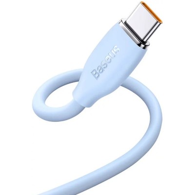 Baseus Jelly USB - USB-C kábel, 100W, 1,2m - Kék
