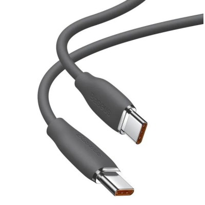 Baseus Jelly USB-C - USB-C kábel , 100W, 1,2m (fekete)