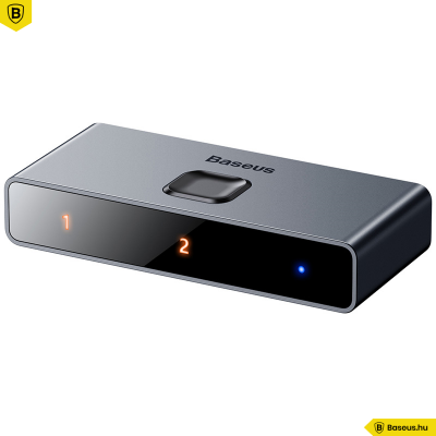 Baseus Matrix HDMI Splitter - 2 irányú HDMI kapcsoló - Sötét szürke