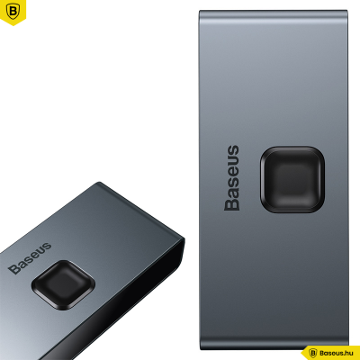 Baseus Matrix HDMI Splitter - 2 irányú HDMI kapcsoló - Sötét szürke