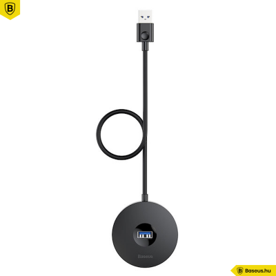 Baseus HUB adapter USB 3.0 - 4xUSB 1m-es kábellel - Fekete