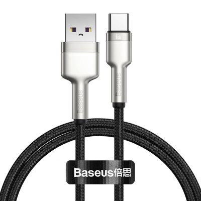 Baseus Cafule USB-USB-C kábel, 66 W, 1 m, fekete