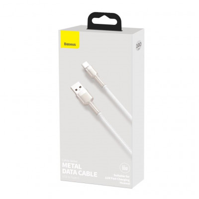 Baseus Cafule USB-USB-C kábel, 66 W, 1 m, fehér