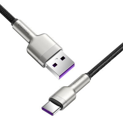 Baseus Cafule USB-USB-C kábel, 66 W, 2 m, fekete