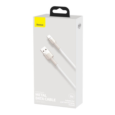 Baseus Cafule USB-USB-C kábel, 66 W, 2 m, fehér