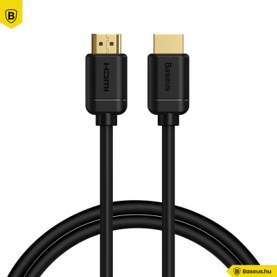 Baseus HDMI 2.0 kábel 4K 60 Hz 3D HDR 18 Gbps 2m - Fekete
