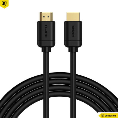 Baseus HDMI 2.0 kábel 4K 60 Hz 3D HDR 18 Gbps 3m - Fekete