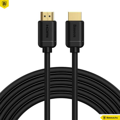 Baseus HDMI 2.0 kábel 4K 60 Hz 3D HDR 18 Gbps 5m - Fekete