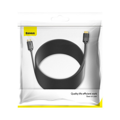 Baseus HDMI 2.0 kábel, 4K 30Hz, 3D, HDR, 18Gbps, 8m, fekete