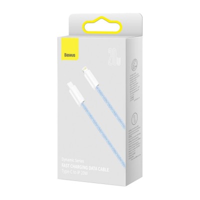 Baseus USB-C kábel a Lightning Dynamic sorozat, 20 W, 1 m (kék)