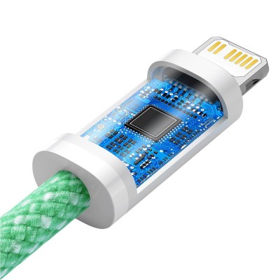 Baseus Dynamic sorozat USB-C / Lightning  kábel, 20 W, 1 m, zöld