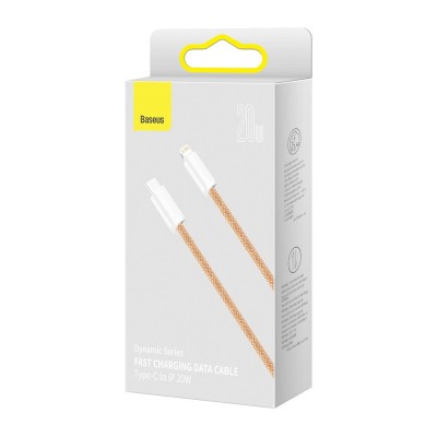 Baseus USB-C kábel Lightning Dynamic Series, 20 W, 1 m (narancs)