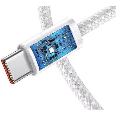 Baseus USB-C - USB-C kábel, 100 W, 1 m (fehér)