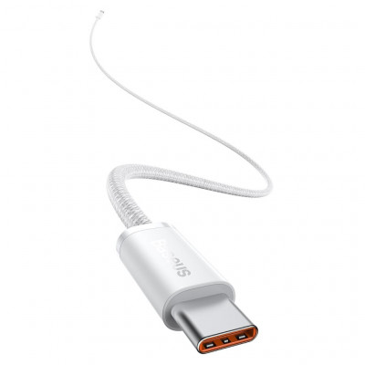 Baseus USB-C-USB-C kábel, 100 W, 2 m, fehér