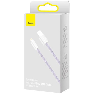 Baseus Dynamic, USB - Lightning kábel 2,4A, 1m (lila)