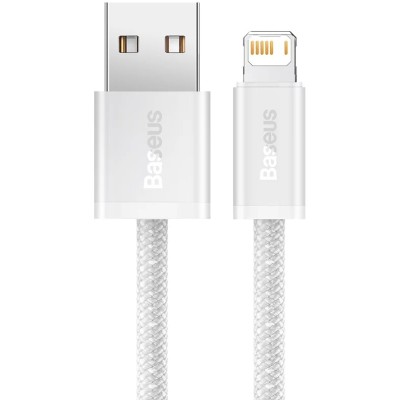 Baseus Dynamic Lightning USB-kábel, 2,4A, 2m (fehér) 
