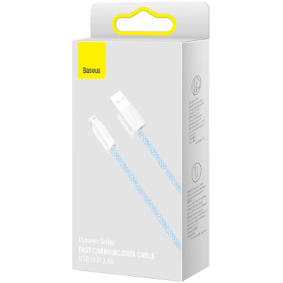 Baseus Dynamic Lightning USB-kábel, 2,4A, 2m (kék)