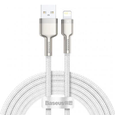 Baseus Cafule USB / Lightning kábel, 2,4A, 2m, fehér