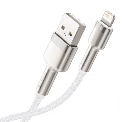 Baseus Cafule USB / Lightning kábel, 2,4A, 2m, fehér