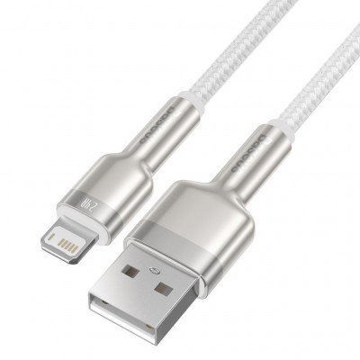 Baseus Cafule USB / Lightning kábel, 2,4A, 2m, fehér