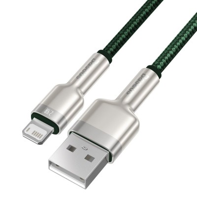 Baseus Cafule USB - Lightning kábel, 2,4A, 2m (zöld)
