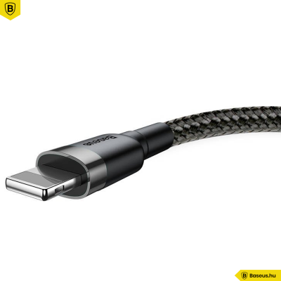 Baseus iPhone Lightning gyors adat, töltőkábel 1,5 A - 2m - Fekete