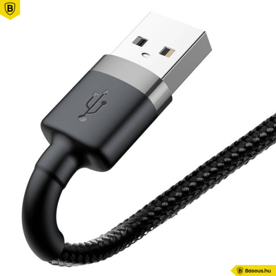 Baseus iPhone Lightning gyors adat, töltőkábel 1,5 A - 2m - Fekete