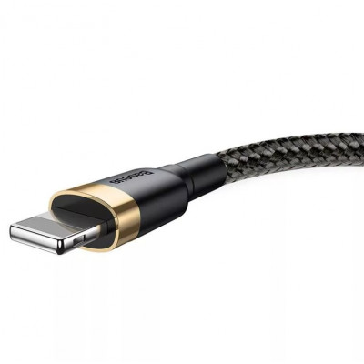 Baseus Cafule USB Lightning 1,5A 2 m-es kábel, arany-fekete