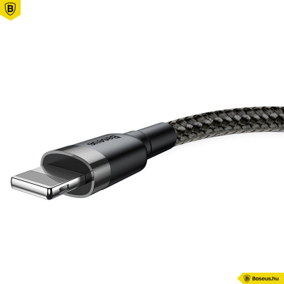 Baseus iPhone Lightning gyors adat, töltőkábel 2A - 3m - Fekete