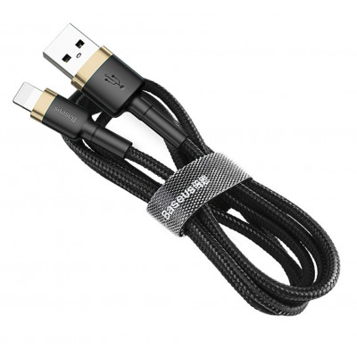 Baseus Cafule USB Lightning 2A 3 m-es kábel, arany-fekete