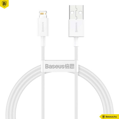 Baseus Superior Lightning gyors adat/töltőkábel 2.4A 1m - Fehér