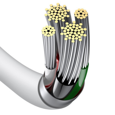Baseus USB-kábel a Lightning Superior sorozathoz, 2,4A, 2m, fehér
