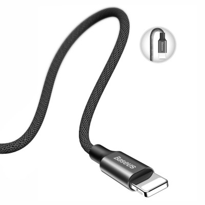 Baseus Yiven Lightning 1,2m 2A kábel, fekete