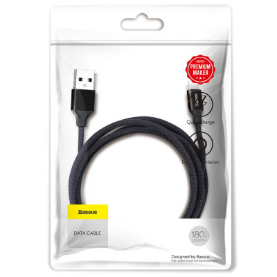 Baseus Yiven Lightning 1,2m 2A kábel, fekete