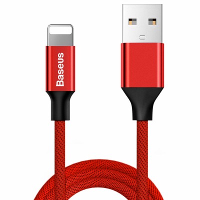 Baseus Yiven USB Lightning 1,8 m 2A kábel, piros