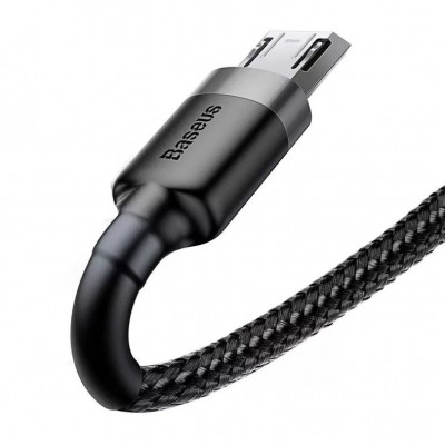 Baseus Cafule 2A USB-Micro USB kábel 3 m, fekete-szürke