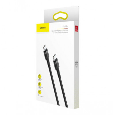 Baseus Cafule 2A USB-Micro USB kábel 3 m, fekete-szürke
