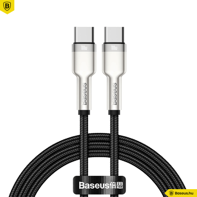 Baseus Cafule adat/töltőkábel Type-C/Type-C 100W 1m - Fekete