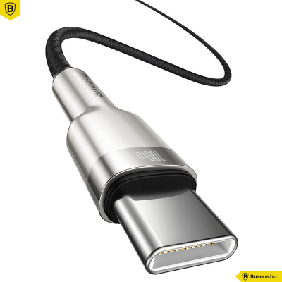 Baseus Cafule adat/töltőkábel Type-C/Type-C 100W 1m - Fekete