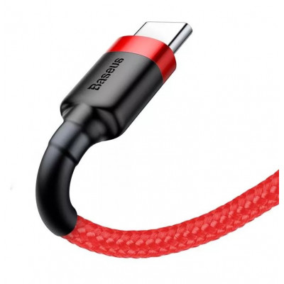  Baseus Cafule USB-USB-C kábel 3A ,1m, piros