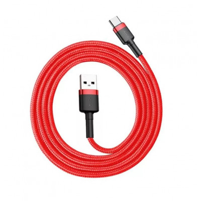  Baseus Cafule USB-USB-C kábel 3A ,1m, piros