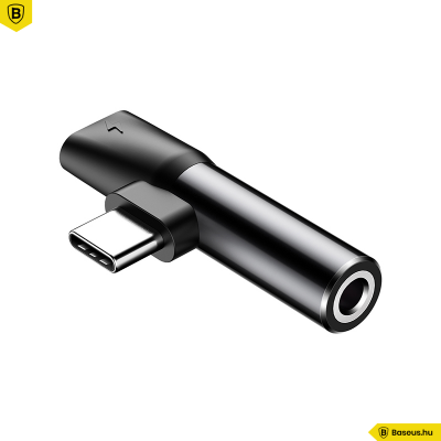 Baseus L41 USB-C Audió adapter + jack 3,5 mm Baseus - Fekete