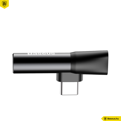 Baseus L41 USB-C Audió adapter + jack 3,5 mm Baseus - Fekete