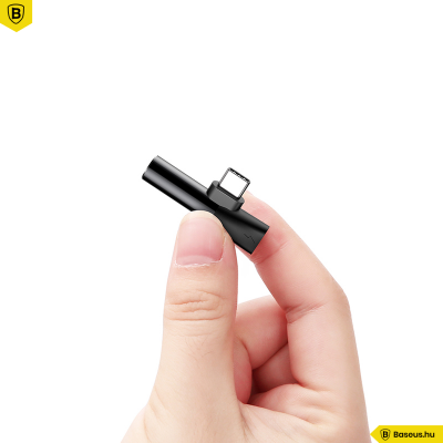 Baseus L41 USB-C Audió adapter + jack 3,5 mm Baseus - Fekete
