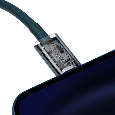 Baseus USB-C kábel a Lightning Superior sorozathoz, 20 W, PD, 1 m, kék
