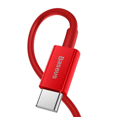 Baseus USB-C kábel a Lightning Superior sorozat, 20 W, PD, 1 m, piros