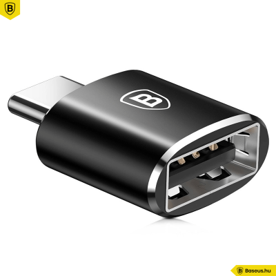 Baseus USB/Type-C átalakító Adapter  - Fekete