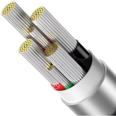 Baseus Explorer USB-USB-C kábel, 100W, 1 m (Fekete)