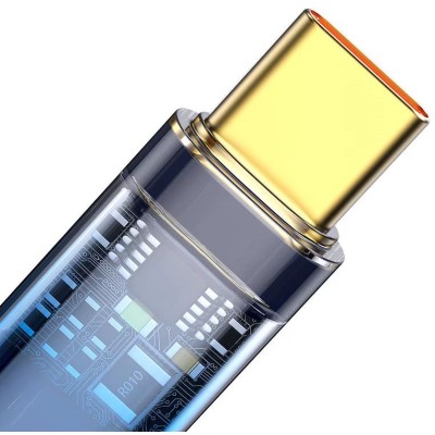 Baseus Explorer USB-USB-C kábel, 100W, 2 m (kék)