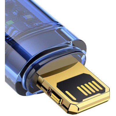 Baseus Explorer USB-Lightning kábel, 2,4A, 2m (kék)